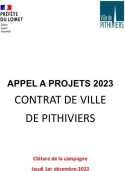 CONTRAT DE VILLE APPEL A PROJETS 2023 DE PITHIVIERS