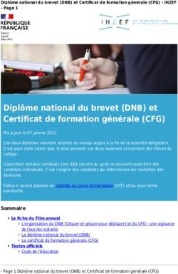 Diplôme national du brevet DNB et Certificat de formation générale CFG