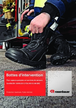 Bottes D Intervention Pour Sapeurs Pompiers Et Services De Secours