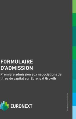 Formulaire D Admission Premiere Admission Aux Negociations De Titres