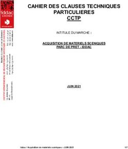 Cahier Des Clauses Techniques Particulieres Cctp Acquisition De