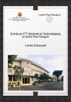 Livret D Accueil Entr E En Nde G N Rale Et Technologique Au Lyc E Paul