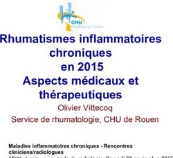 Rhumatismes inflammatoires chroniques en 2015 Aspects médicaux et