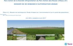 Dossier De De Demande D Autorisation Unique Parc Olien De La Soci T