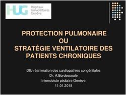 Protection Pulmonaire Ou Strat Gie Ventilatoire Des Patients Chroniques