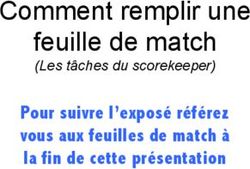 Comment Remplir Une Feuille De Match Les T Ches Du Scorekeeper Pour