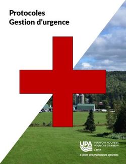 Protocoles Gestion D Urgence UPA Estrie