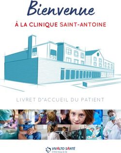 Bienvenue La Clinique Saint Antoine Livret D Accueil Du Patient