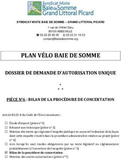 PLAN VÉLO BAIE DE SOMME DOSSIER DE DEMANDE D AUTORISATION UNIQUE