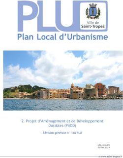 Projet d Aménagement et de Développement Durables PADD Révision