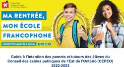 Guide à l intention des parents et tuteurs des élèves du Conseil des