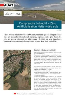 Comprendre l objectif Zéro Artificialisation Nette des sols avril