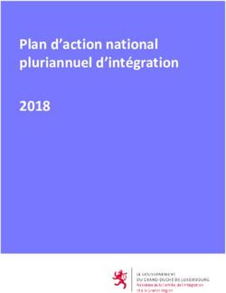 Plan d action national pluriannuel d intégration 2018 Olai