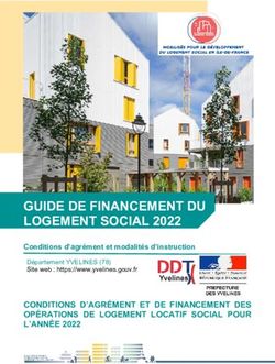 GUIDE DE FINANCEMENT DU LOGEMENT SOCIAL 2022 Drihl