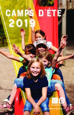 2019 Camps d'été - Ville de Vaudreuil-Dorion