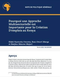 Pourquoi une Approche Multisectorielle est Importante pour la Création D'emplois au Kenya
