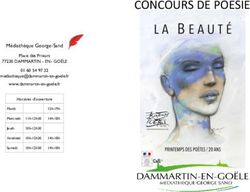 CONCOURS DE POESIE - Dammartin