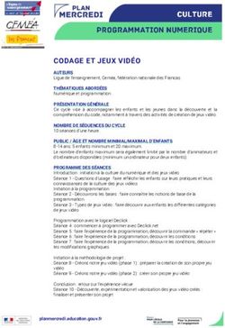 CODAGE ET JEUX VIDÉO - Plan mercredi