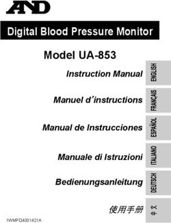 Digital Blood Pressure Monitor Model UA-853 - Instruction Manual Manuel d'instructions Manual de Instrucciones Manuale di Istruzioni ...