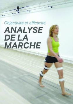 ANALYSE DE LA MARCHE Objectivité et efficacité - Amazon S3