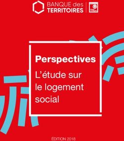 Perspectives L'étude sur le logement social - ÉDITION 2018 - Banque des ...