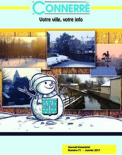Votre ville, votre info - Journal trimestriel Numéro 71 - Janvier 2017 - Mairie de Connérré