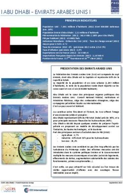 L ABU DHABI - EMIRATS ARABES UNIS