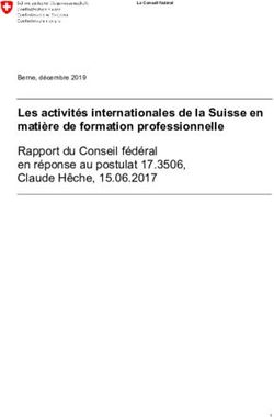 Les activit&eacute;s internationales de la Suisse en mati&egrave;re de formation professionnelle - Rapport du Conseil f&eacute;d&eacute;ral en r&eacute;ponse au postulat 17.3506 ...