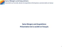 Swiss Mergers and Acquisitions Présentation de la société en français - Swiss Mergers and Acquisitions