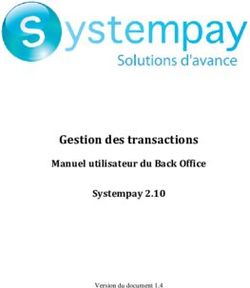 Gestion des transactions - Manuel utilisateur du Back Office Systempay 2.10 Version du document 1.4
