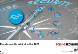 Données média print et online 2020 - Forum Sécurité