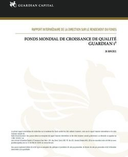 FONDS MONDIAL DE CROISSANCE DE QUALITÉ - GUARDIAN i3 - Guardian Capital