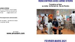 FEVRIER-MARS 2021 - RENCONTRES AVEC ARNO STERN