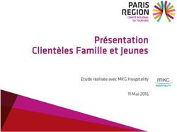 Présentation Clientèles Famille et Jeunes - Etude réalisée avec MKG Hospitality 11 Mai 2016