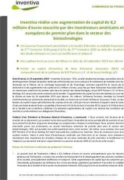Inventiva réalise une augmentation de capital de 8,2 millions d'euros souscrite par des investisseurs américains et européens de premier plan dans ...