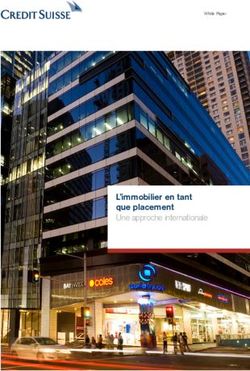 L'immobilier en tant que placement Une approche internationale - Credit Suisse