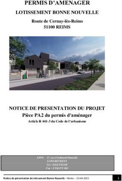 PERMIS D'AMENAGER LOTISSEMENT BONNE NOUVELLE