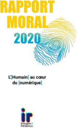 RAPPORT MORAL 2020 L' Humain au coeur du num&eacute;rique - images-et-reseaux.com