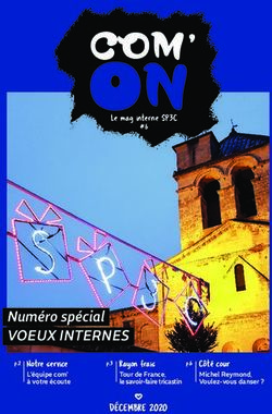 Numéro spécial VOEUX INTERNES - DÉCEMBRE 2020 - Le mag interne SP3C - Cap'Com