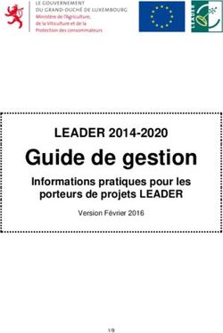 Guide de gestion LEADER 2014-2020 - Informations pratiques pour les porteurs de projets LEADER