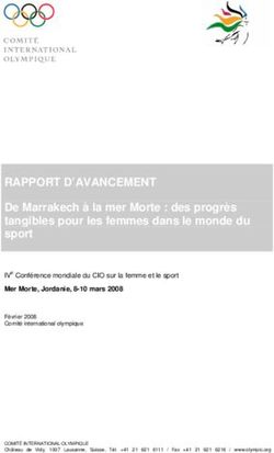 Rapport d'avancement - De Marrakech à la mer Morte : des progrès tangibles pour les femmes dans le monde du sport