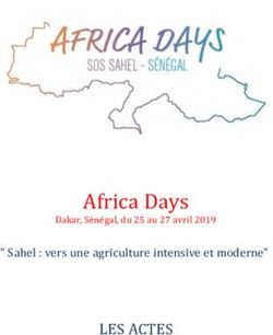 Africa Days LES ACTES - " Sahél : vérs uné agriculturé inténsivé ét modérné" - SOS Sahel