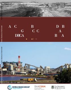 RETOMBÉES ÉCONOMIQUES DE L'EXPLOITATION MINIÈRE INDUSTRIELLE À MADAGASCAR - RÉSUMÉ DE RECHERCHE