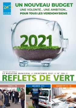 UN NOUVEAU BUDGET UNE VOLONTÉ... UNE AMBITION... POUR TOUS LES VERDIONYSIENS - SÉCURITÉ - P11 - Mairie Vert-Saint-Denis