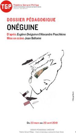 ONÉGUINE DOSSIER PÉDAGOGIQUE - D'après Eugène Onéguine d'Alexandre Pouchkine Mise en scène Jean Bellorini - La Coursive