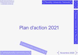 Plan d'action 2021 - Plurality University Network