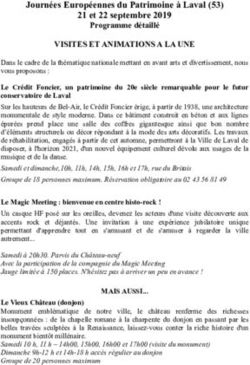 Journées Européennes du Patrimoine à Laval (53) 21 et 22 septembre 2019 - Ville de Laval