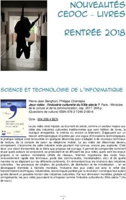 Nouveautés CEDOC - Livres Rentrée 2018