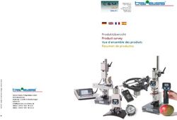 Produktübersicht Product survey Vue d ensemble des prodiuts Resumen de productos