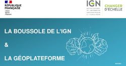 LA BOUSSOLE DE L'IGN & - LA G&Eacute;OPLATEFORME